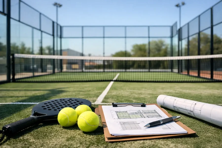 Quadra de padel: o que avaliar no projeto