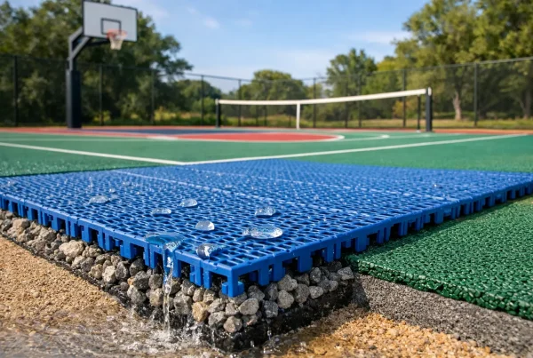 Piso Esportivo Externo Drenante para Quadras