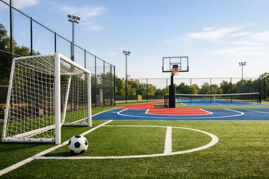 Quadras esportivas com projeto para durar